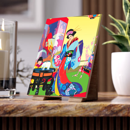 A Timeless Journey by Umberto Brunelleschi Ceramic Tile