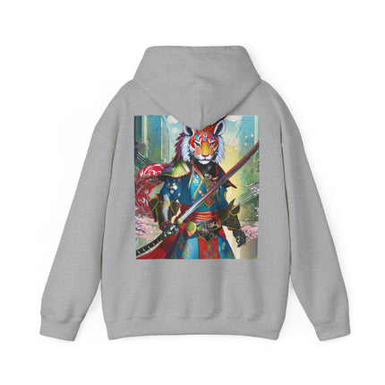 Cyberpunk Samurai Tiger – Heavy Blend™ Hooded Sweatshirt
