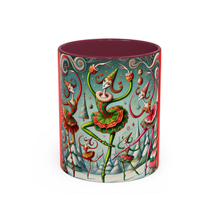 Christmas Ballet of the Absurd Colorful Mugs (11oz, 15oz)