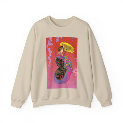 Enchanting Geisha Unisex Heavy Blend™ Crewneck Sweatshirt
