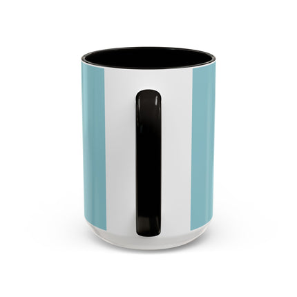 The Lady Of The Coral Parasol Colorful Mugs – Art Deco Coastal Elegance