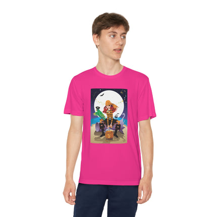Moonlit Pirate Halloween Youth Competitor Tee