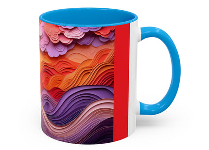 Dramatic Sunset Sky Colorful Mugs (11oz, 15oz)