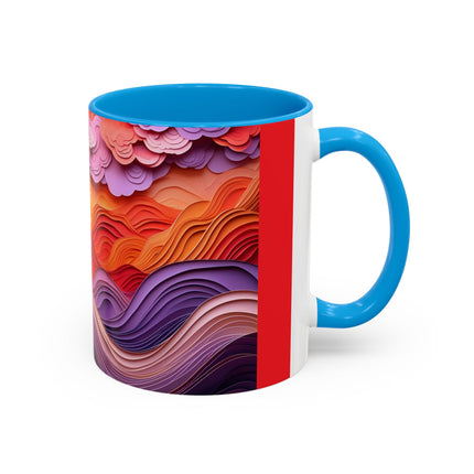 Dramatic Sunset Sky Colorful Mugs (11oz, 15oz)