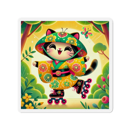 Firefly Dance on Wheels Die-Cut Magnets (5 Sizes)