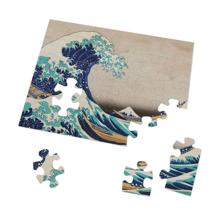 The Great Wave off Kanagawa by Katsushika Hokusai Puzzle (30, 110, 252, 500-Piece)