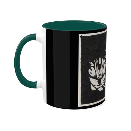 December (Cat Lying) by Anna Julia de Graag Colorful Mugs, 11oz
