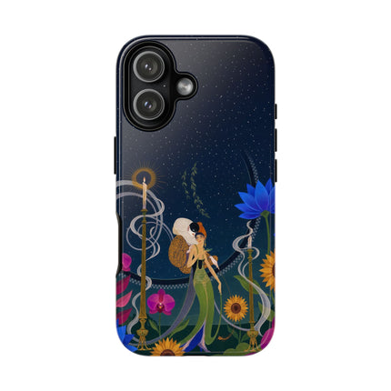 🌙🕯️ The Lady Of The Midnight Garden Phone Case – Art Deco Nocturne