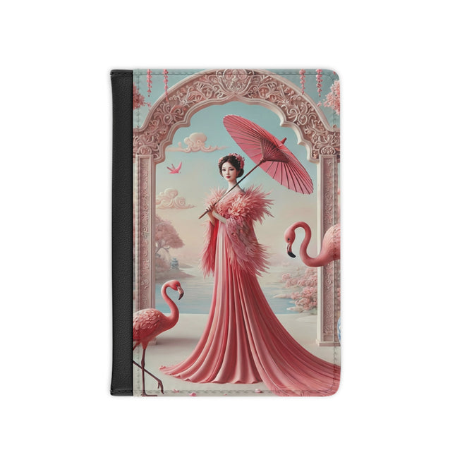 Petals, Porcelain, and Flamingos Passport Cover
