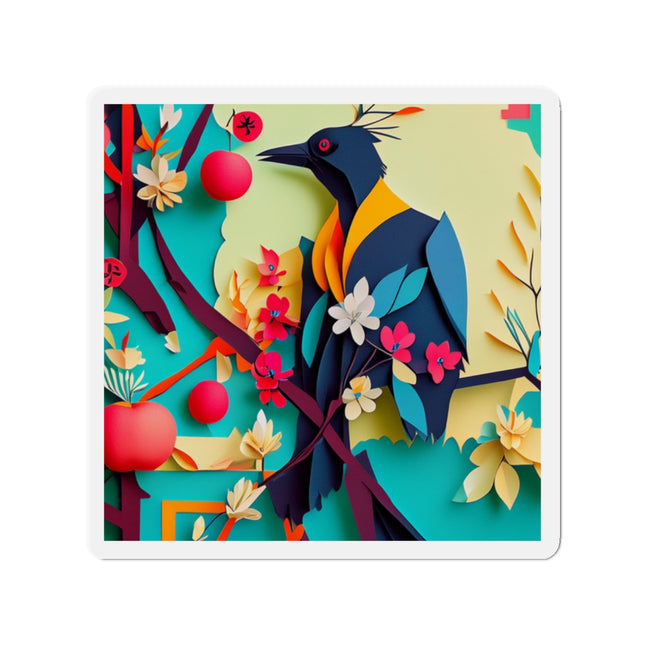 Curious Crow Die-Cut Magnets (5 Sizes)