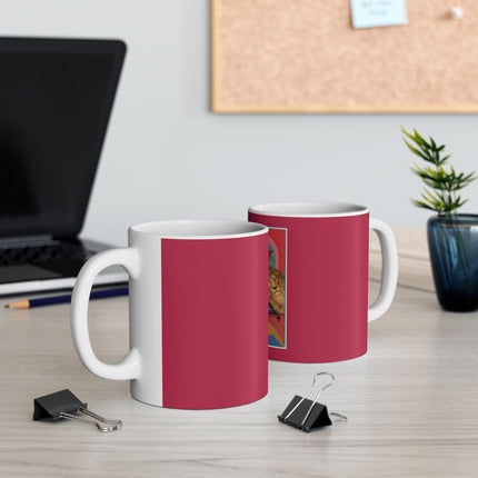 July & Ruby (from the Gem Series) by Sofia Chiostri Ceramic Mug 11oz