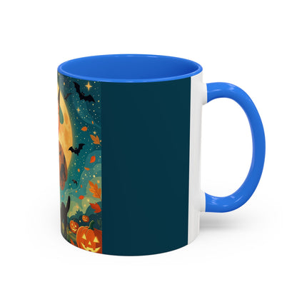 🦇🎃 The Witch Of Batwing Pumpkin Hollow Colorful Mug – Moonlit Halloween Charm
