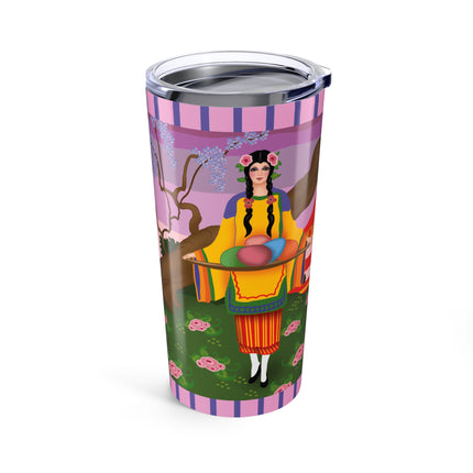 Elegance and Blooms Tumbler 20oz