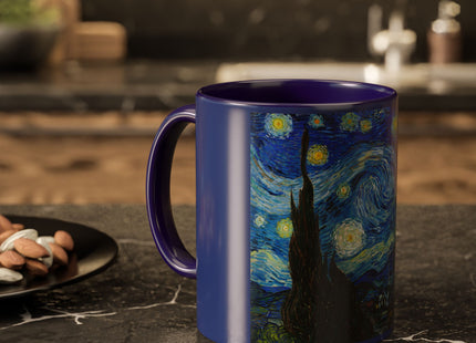 The Starry Night by Vincent Van Gogh Colorful Mugs (11oz, 15oz)