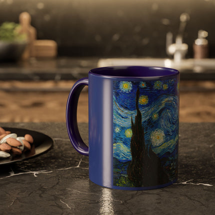 The Starry Night by Vincent Van Gogh Colorful Mugs (11oz, 15oz)