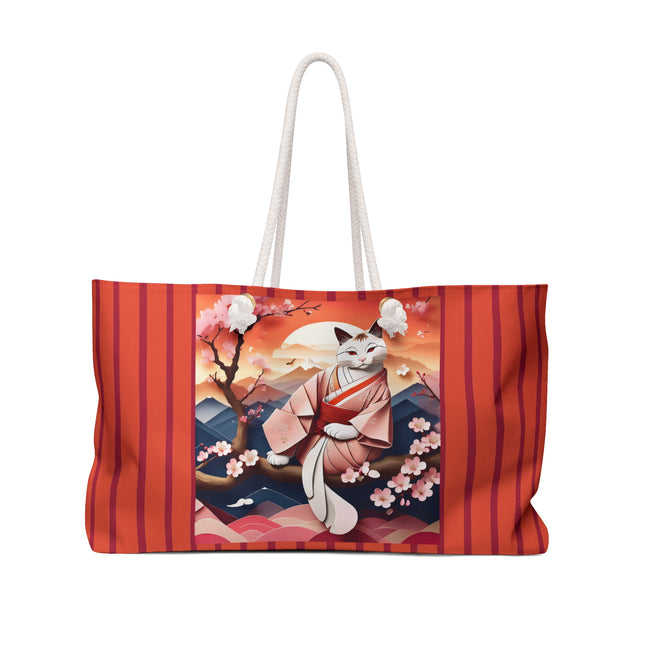 Japanese Bobtail's Repose Weekender Bag
