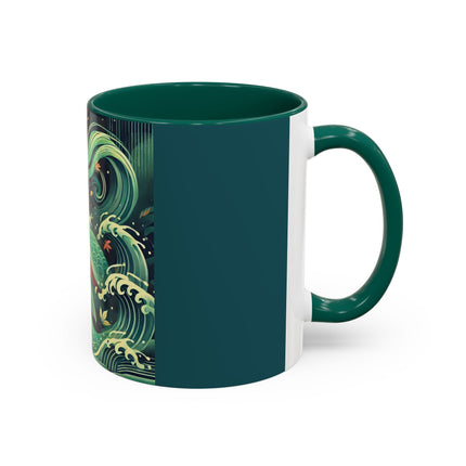 Mermaid Queen Rising from the Deep Colorful Mugs (11oz, 15oz)