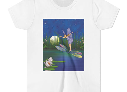 Fairy on a Dragonfly by Ida Rentoul Outhwaite Youth Short Sleeve Tee