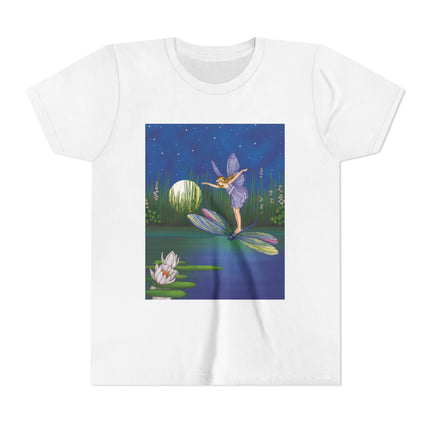 Fairy on a Dragonfly by Ida Rentoul Outhwaite Youth Short Sleeve Tee