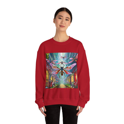 Neon Swarm Unisex Heavy Blend™ Crewneck Sweatshirt