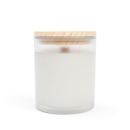 Ethereal Irises Frosted Glass Candle, 11oz