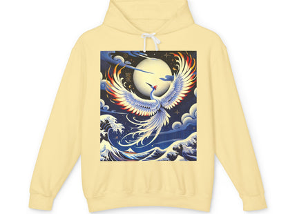 Majestic White Crane Hoodie