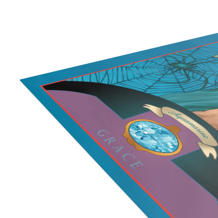 March & Aquamarine (Gem Series) by Sofia Chiostri Postcards (envelopes included) - Bundles of 10, 30, 50 Pieces