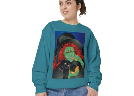 Mirror, Mirror A Witch's Touch Unisex Garment-Dyed Sweatshirt