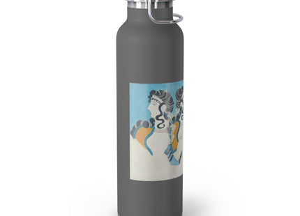 Reproduction of Ladies in Blue by Emile Gilliéron Copper Vacuum Insulated Bottle, 22oz