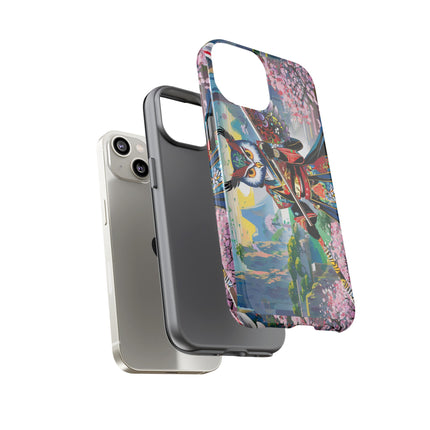Cyberpunk Samurai Owl Phone Cases