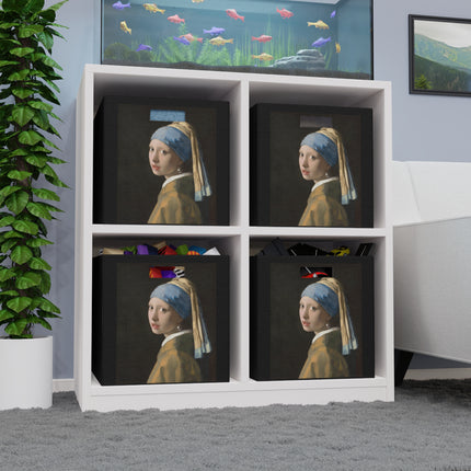 Girl with a Pearl Earring by Johannes Vermeer Felt Storage Box