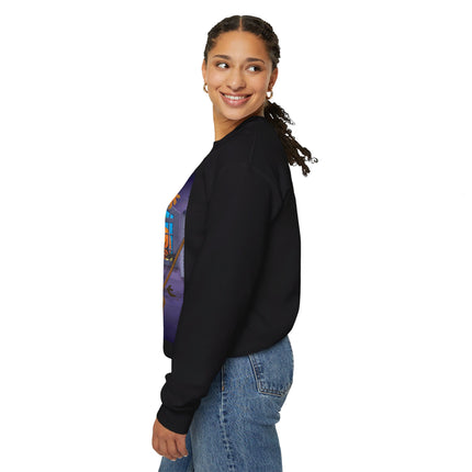 Whimsical Halloween Mischief Unisex Heavy Blend™ Crewneck Sweatshirt