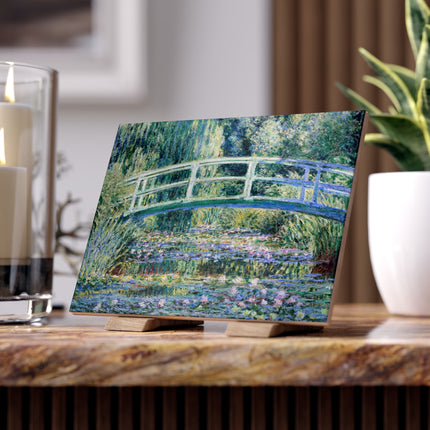Water Lilies and Japanese Bridge by Claude Monet Ceramic Tile
