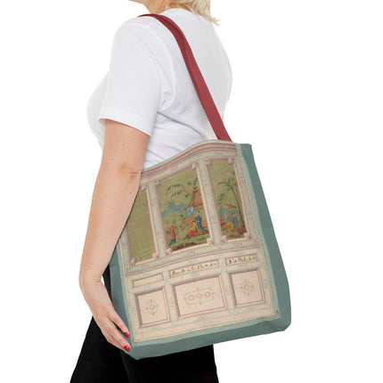 Chinoiserie scenes by Anonymous Tote Bag (AOP)
