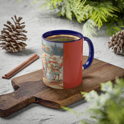 Off with her head! Off with— by Sir John Tenniel Colorful Mugs, 11oz