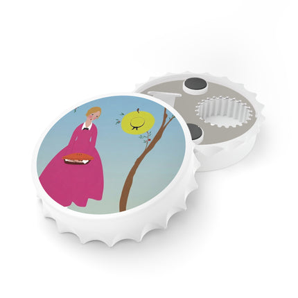 Apple Pie Day Bottle Opener – Whimsical Storybook Charm & Gentle Innocence