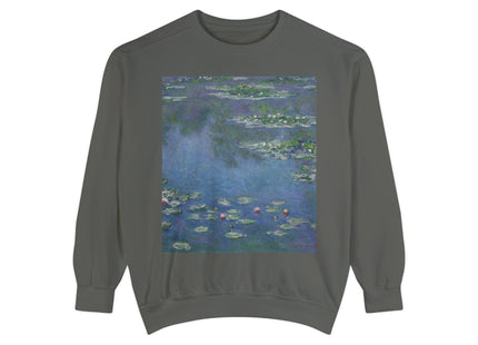 Water Lilies by Claude Monet Unisex Garment-Dyed Sweatshirt