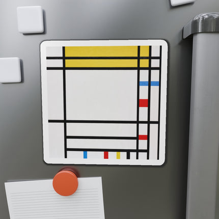 Place de la Concorde by Piet Mondrian Die-Cut Magnets (5 Sizes)