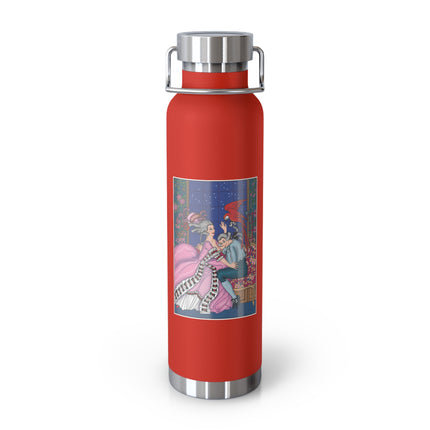 The Jealous Parrot by George Barbier Copper Vacuum Insulated Bottle, 22oz