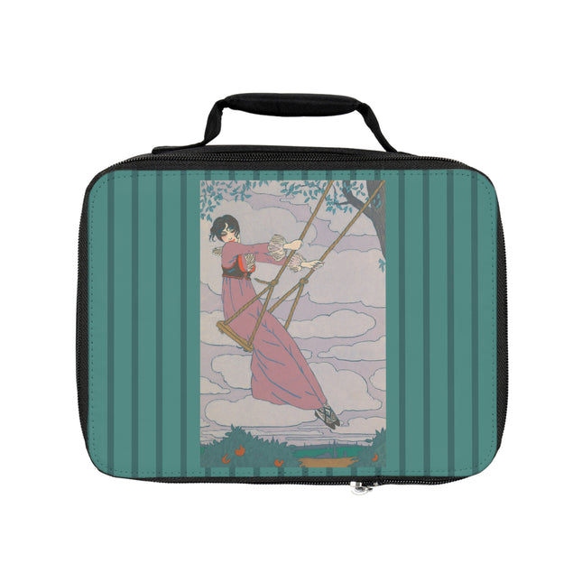 La balançoire by Georges Lepape Lunch Bag