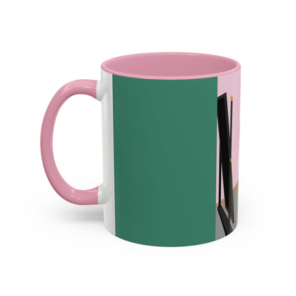 The Yellow Hat Colorful Mugs – 1920s Vogue Whimsy & Playful Elegance