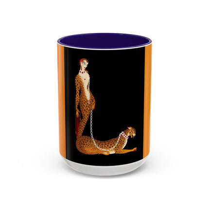 Leopard Queen Colorful Mugs – Wild Beauty & Art Deco Glamour