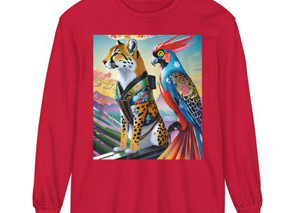 Cybernetic Duets Garment-dyed Long Sleeve T-Shirt