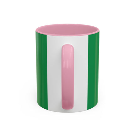 🍀🎄 The Emerald Holly Christmas Colorful Mug – Art Deco Holiday Elegance