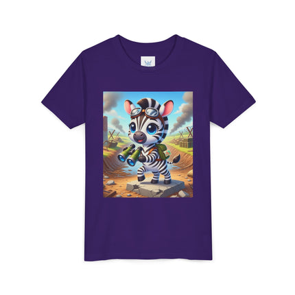 Zebra Lookout Youth Short Sleeve Tee