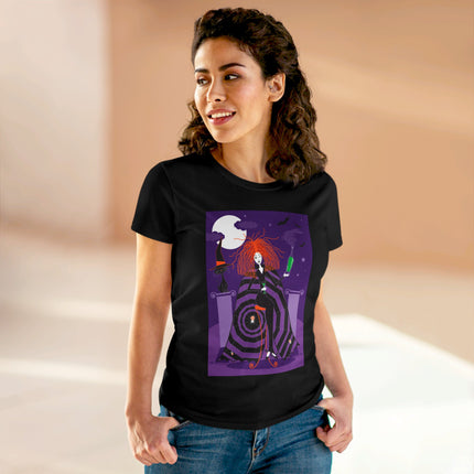 Mystic Elegance Women's Midweight Cotton Tee