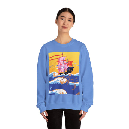 Golden Seas and Whimsical Dreams Heavy Blend™ Crewneck Sweatshirt