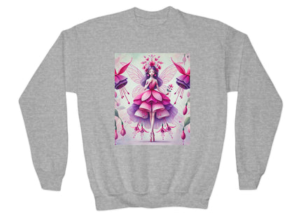 Fuchsia Fairy Youth Crewneck Sweatshirt
