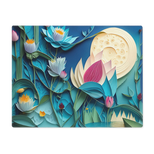 Ethereal Moonlit Lake Placemat, 1pc