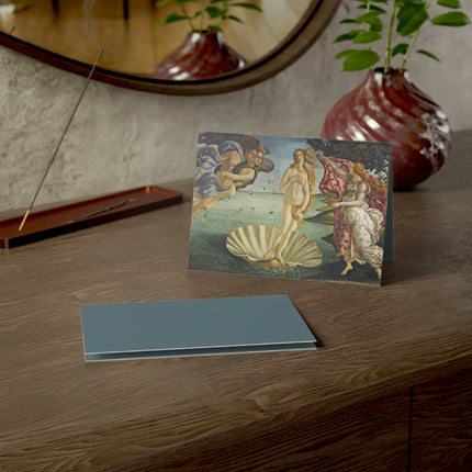Birth of Venus by Sandro Botticelli Greeting Cards (1, 10, 30, and 50pcs)